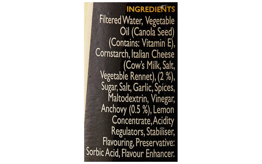 Ina Paarman's Ceaser Creamy Salad Dressing   Glass Bottle  300 millilitre
